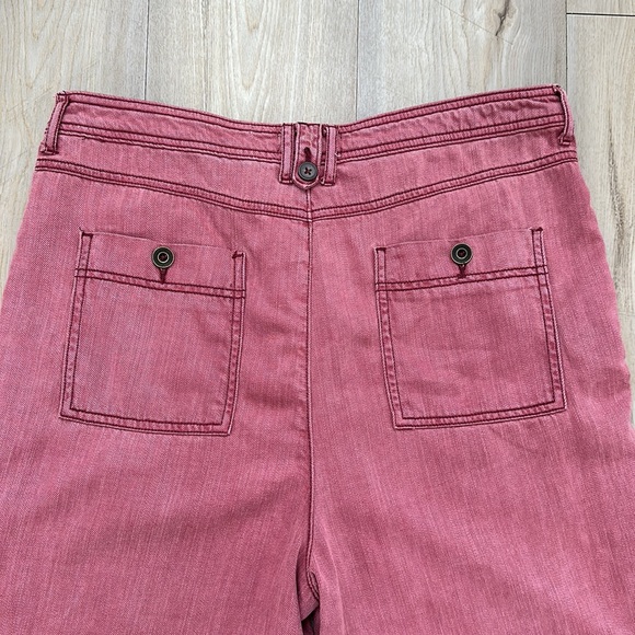 Anthropologie Utility Cargo Trousers Pink Wash Hue - Picture 3 of 11